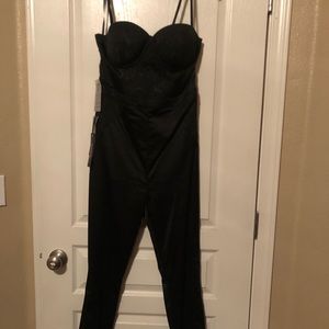 Brand new with tags BEBE Bustier Jumpsuit